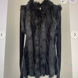 Faux Fur Cardigan Sweater